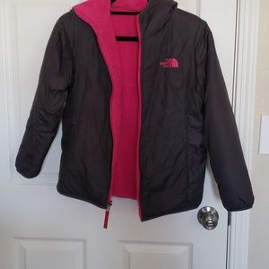 Girls reversible The North Face winter jacket